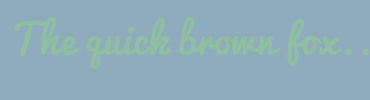 Image with Font Color 8FBEA1 and Background Color 8FABBE